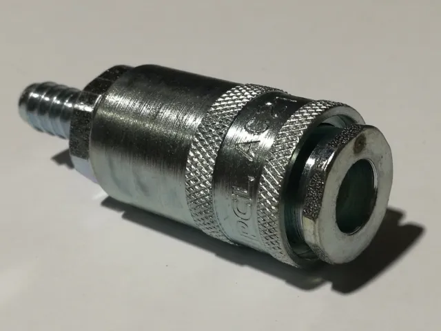 PCL Standard Quick Release Airflow Coupling with Metric Hosetail 6mm 8mm 10mm