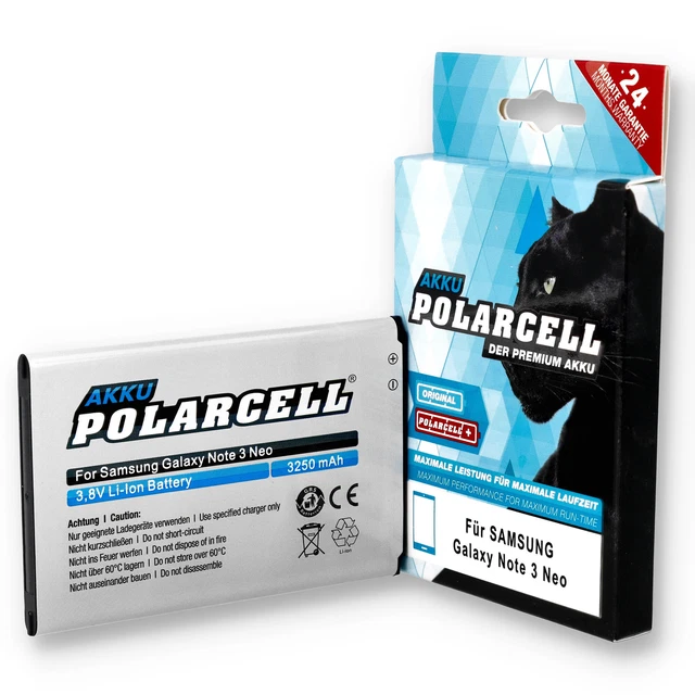 PolarCell Batterie pour Samsung Galaxy Note 3 Neo LTE SM-N7506 III EB-BN750BBC