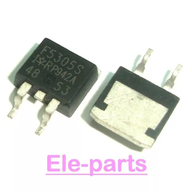 10 PCS IRF5305S TO-263 F5305S IRF5305 RPBF HEXFET Pannel Mosfet Transistor #E3