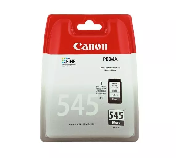 Original Canon PG-545 Cartucho de Tinta Negro (8287B001) iP2850 MG2450 MG2550
