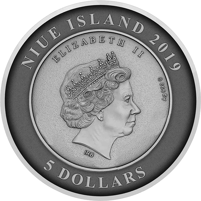 2019 Niue 2 Oz Silver Coin - ATLANTIS Sunken City Dome 3