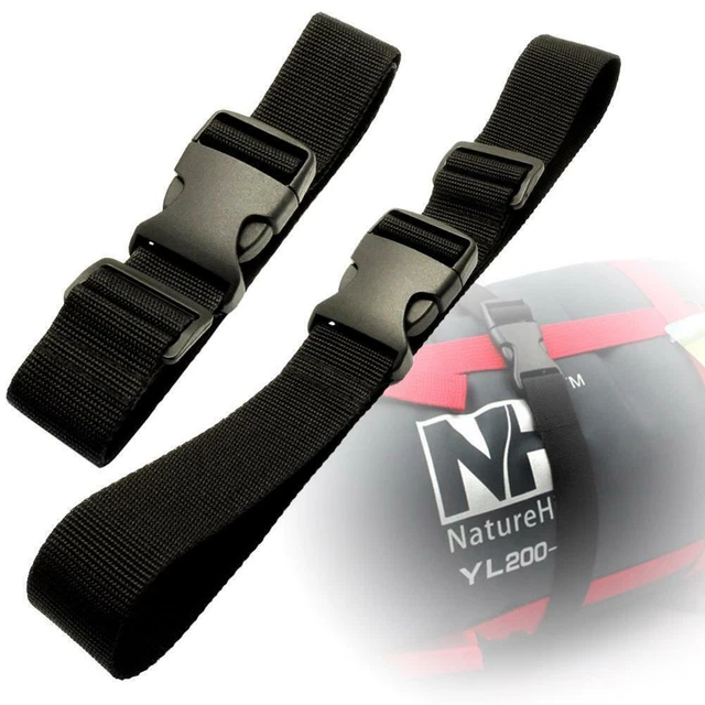 Black Travel Luggage Straps Short Adjustable Suitcase Holder Best Buckle H1P6