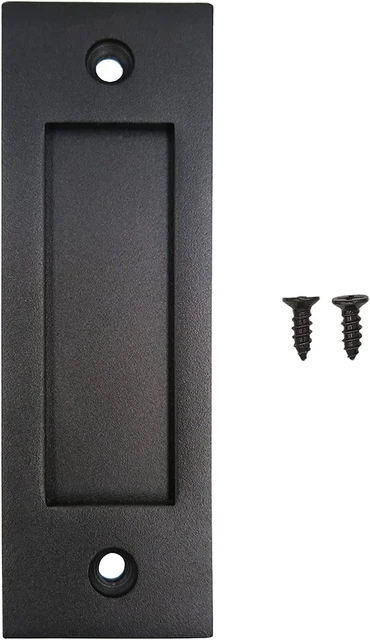 ZUIWAN 6" Heavy Duty Flush Pull Barn Door Handle - Sliding Flush Pull Door Handl