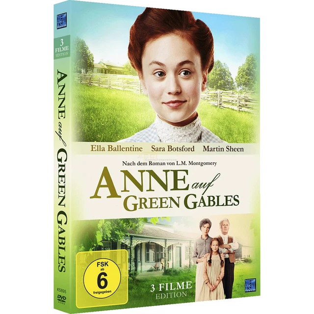 Anne Auf Green Gables Film Teil 1 ANNE AUF GREEN Gables - Gesamtedition Teil 1-3 (3 DVDs) Ella Ballentine