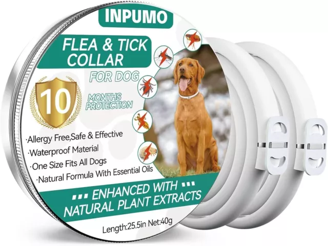 Collare Antiparassitario Per Cani Tiepetly – Repellente Naturale, Impermeabile E Protezione Fino A 12 Mesi
