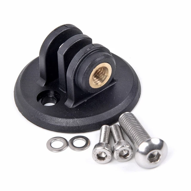 SIXHAOBU - Adaptateur Universel Pour Support Vélo - Compatible GoPro, Garmin, Phares - Convertisseur De Support D'Ordinateur En Support Caméra - ABS & Aluminium - Léger (21g