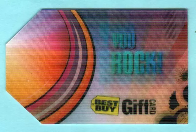 BEST BUY You Rock 2010 Lenticular Gift Card ( $0 )