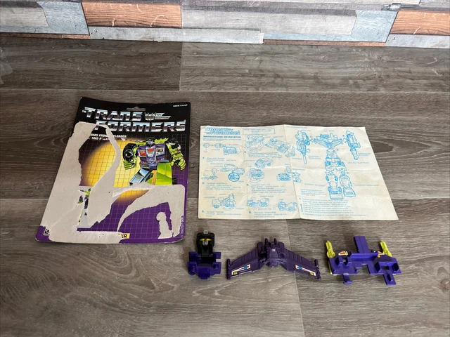 TRANSFORMERS G1 - DEVASTATOR CONSTRUCTICONS - Instructions CARDBACK ...