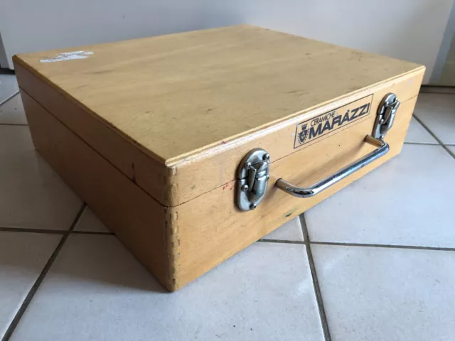 ANCIEN COFFRE MALLE Bois De Transport Valise Voyage Train Avion Étiquette  Sncf EUR 120,00 - PicClick FR