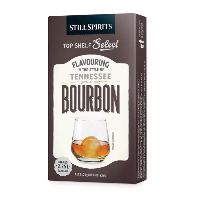 Still Spirits Top Shelf Select Tennessee Bourbon Essences 2 Sachets Makes 2.25L