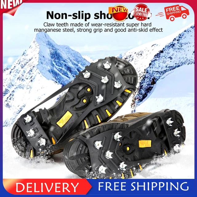 Trendyest Schuhspikes, Steigeisen für Bergschuhe, Ice Klampen Steigeisen mit 8 Z