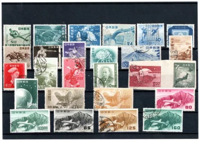 Japon, Nippon, Japan , 26 Sellos Usados, 26 Posted Stamps, Used