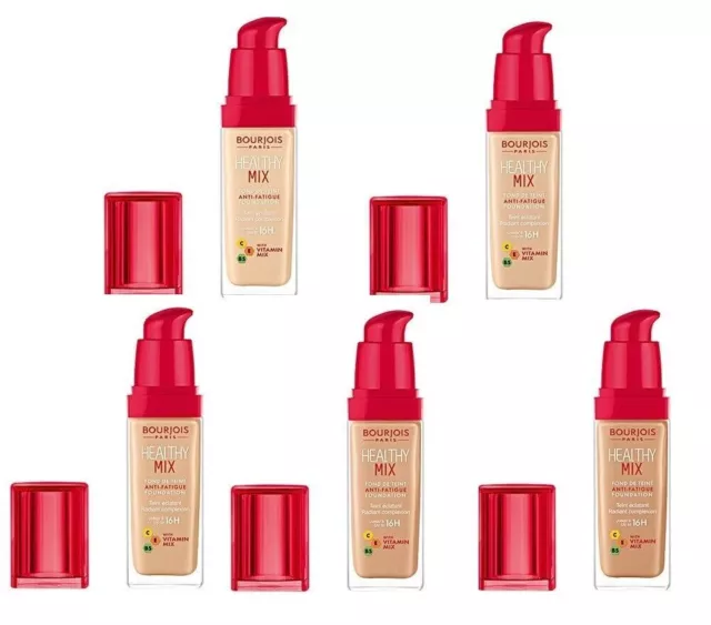 BOURJOIS Healthy Mix Base de Maquillaje Radiante Antifatiga con Vitamin Mix...