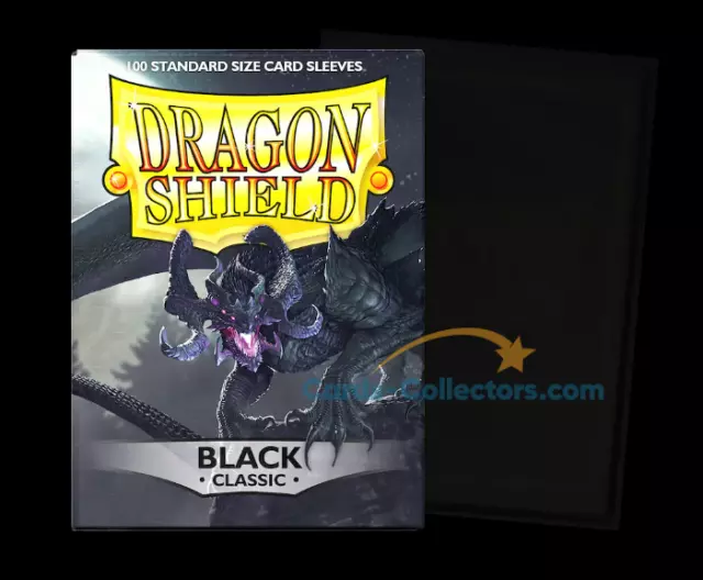 ⭐Dragon Shield Matte (100 Sleeves) - Pokemon Magic Lorcana⭐ - Black