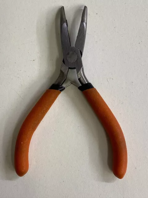 Mini Bent Nose Pliers sprung micro modelling 130mm 5"