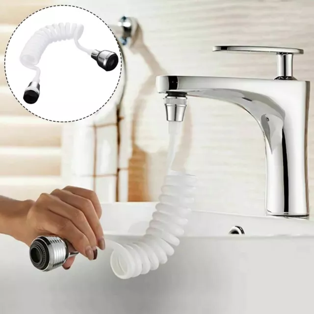 Ugello estensore rubinetto tubo lungo regolabile portata per pulizia lavandino