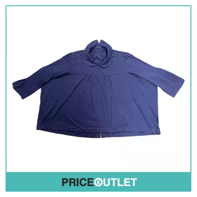 Comme des Garçons Tricot - Ladies Blue Collared Shirt - Size M - BRAND NEW WITH