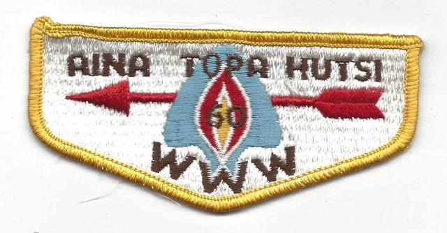 OA 60 Aina Topa Hutsi WWW Flap YEL Bdr. Alamo Area TX