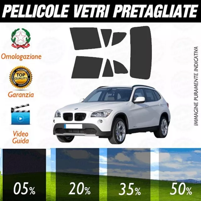 BMW X1 DAL 2009 al 2015 Pellicole Oscuramento Vetri Auto Pre Tagliate a  Misura EUR 49,33 - PicClick IT