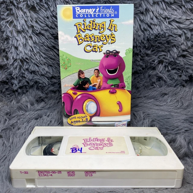 RIDING IN BARNEY'S Car VHS Tape 1995 Barney & Friends Collection Sing ...