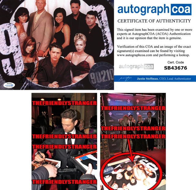 JASON PRIESTLEY signed "BEVERLY HILLS 90210" 8X10 Photo EXACT PROOF Brandon ACOA