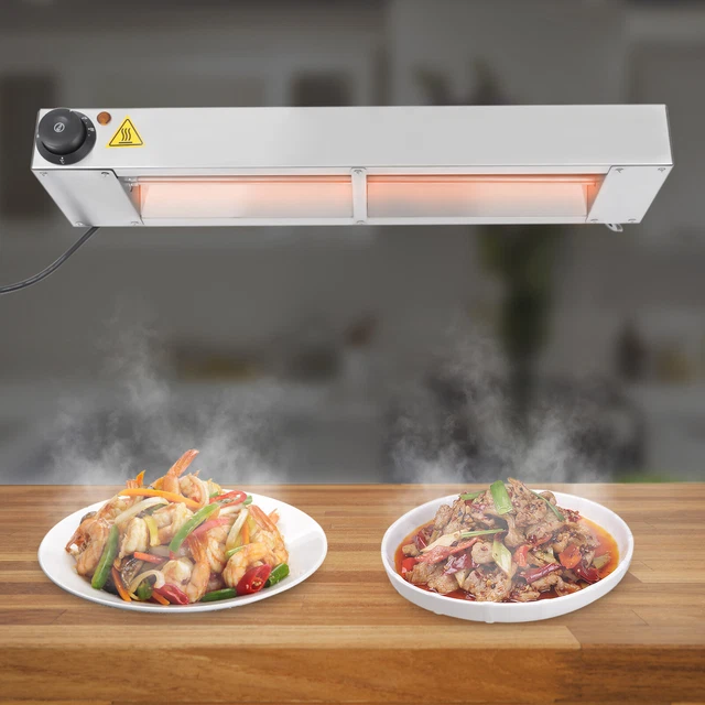 COMMERCIAL GRADE INFRARED Electric Food Warmer 500W Overhead Food