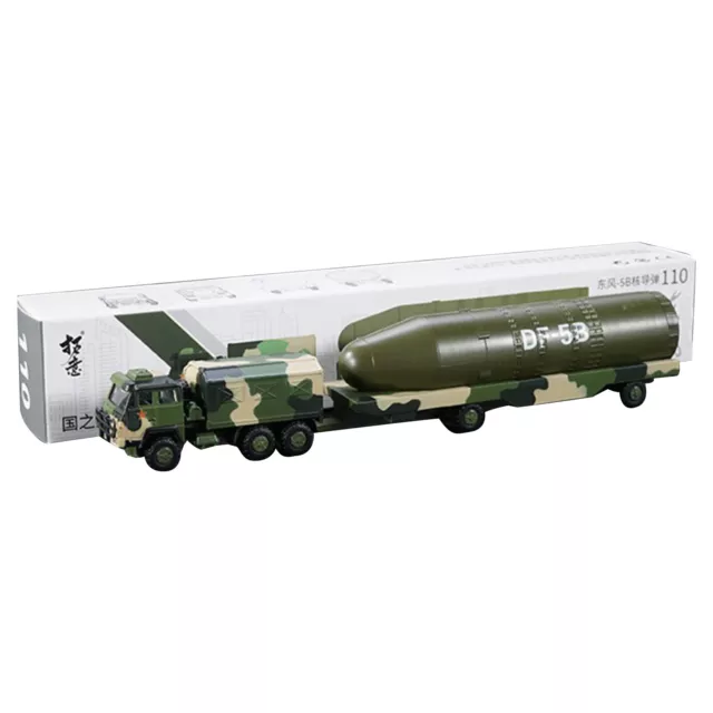 1/100 Dongfeng 5B Missile Military Parade Model Alloy Simulation Display Scene