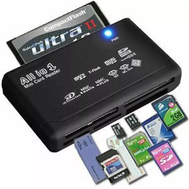 Kartenleser USB Karten Adapter Kartenlesegerät Micro SD TF CF XD MS Card Reader