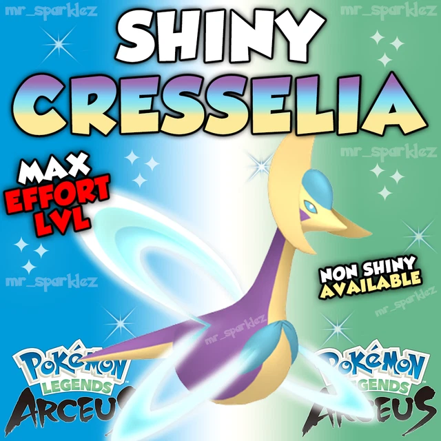 CREFOLLET SHINY Niveaux d'Effort Max - Légendes Pokémon CREFOLLET SHINY Niveaux d'Effort Max - Légendes Pokémon