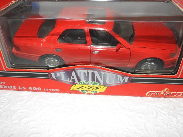 Majorette 1/18 Mercedes 500SL 1989 Platinum Neuf en Boîte Jamais Ouvert