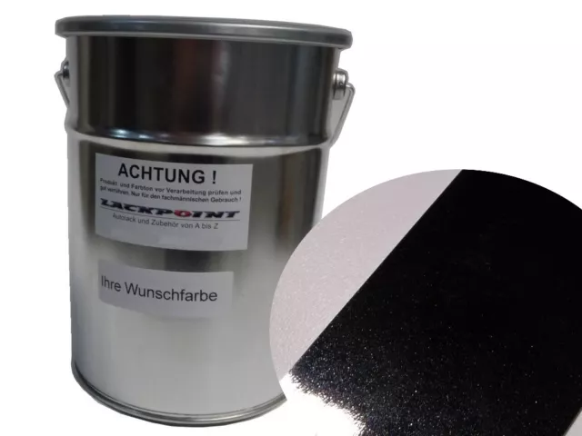 3 Litre Ready-to-Spray Base Coat Suitable for BMW 475 Black Metallic Car Paint