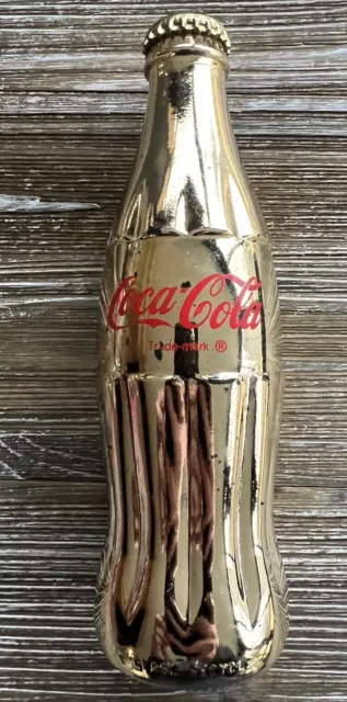 1996 Coca-Cola Atlanta Olympics Commemorative GOLD Plated Bottle 5375/10000 Read