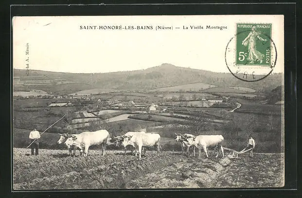 CPA Saint-Honoré-les-Bains, La Vieille Montagne 1913