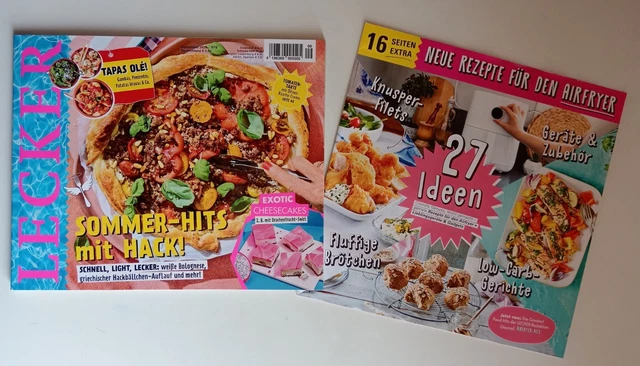 ZEITSCHRIFT &LECKER& SEPTEMBER 2025 + Extra-Heft "Airfryer - 27 Ideen ... ZEITSCHRIFT &LECKER& SEPTEMBER 2025 + Extra-Heft "Airfryer - 27 Ideen ...