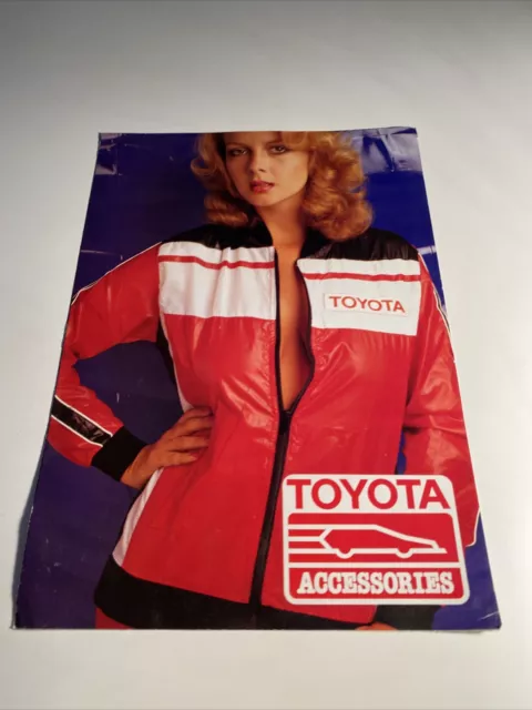 Toyota Accessories Car sales Brochure c1981/1982 Uk Market JDM FREE POSTAGE