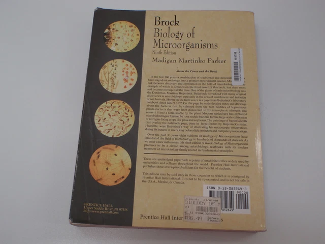 BROCK BIOLOGY OF MICROORGANISMS 13TH EDITION 13TH THIRTEENTH EDITION BY MICHAEL T MADIGAN JOHN M MARTINKO DAVID STAHL DAVID P PUBLISHED BY BENJAMIN CUMMINGS 2010 PDF visual data 4