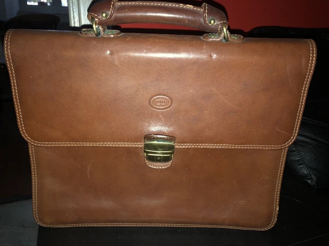 Maestri Pellettieri Borse Medico In Cuoio BORSA DA LAVORO Vera