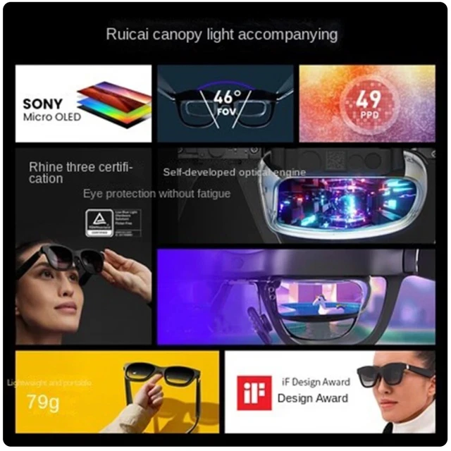 Xreal Air Smart AR Glasses Xreal Foldable Support DP Video1080P Football Micro O