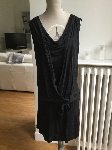 Robe D'Été Massimo Dutti En Soie 100% - Bretelles Fines Imprimé Foulard - Taille 36
