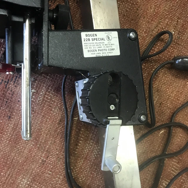 Bogen 22B Special Darkroom Photo Enlarger Turns On AS-IS. make offer