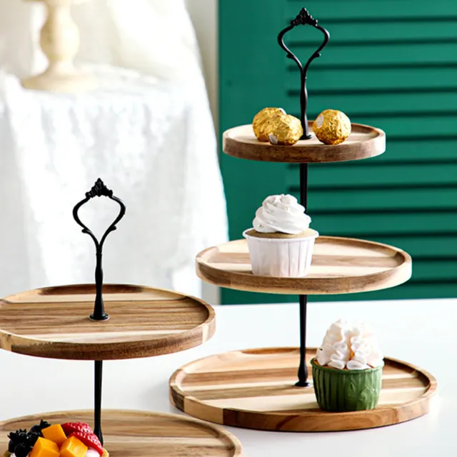 (3 Layers) Dessert Display Tray Stand Dessert Stand Rack Large Space