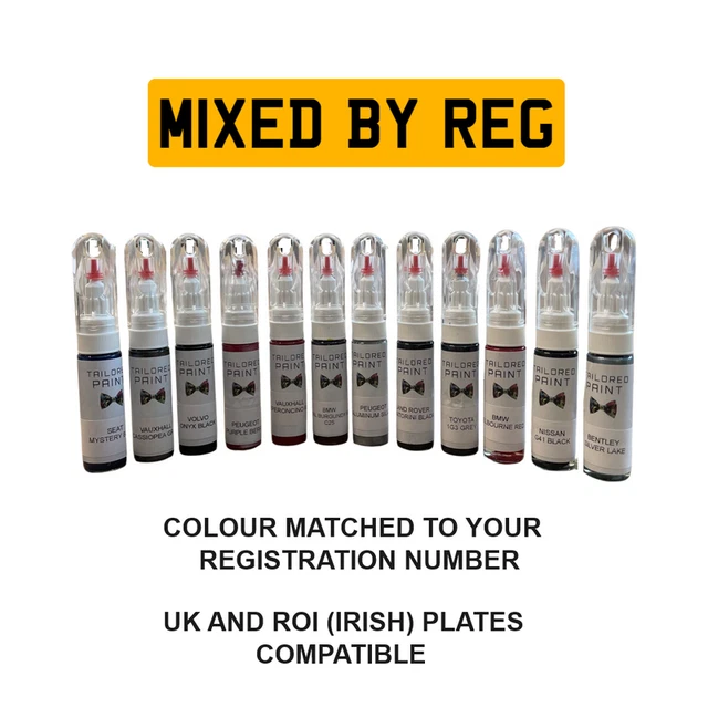 Touch Up Paint For RENAULT Mixed From Car Registration Reg Touch Up Pen Brush