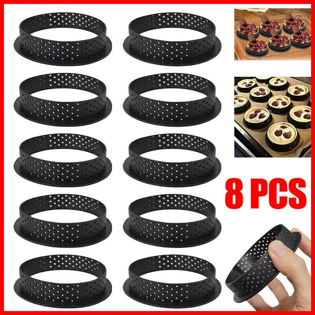 8 PIEZAS Anillo circular de espuma de forma redonda cortador de pastel decoración tarta CALIENTE
