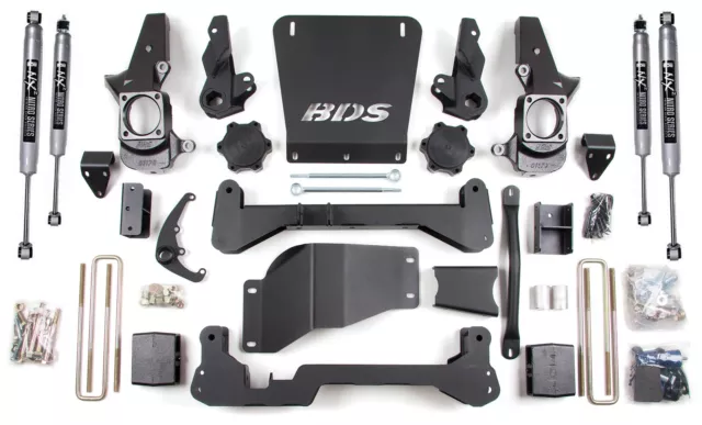 Bds Suspension 7" Lift Kit,Nx2,2001-2010 Gm 2500/3500 Pickup,4Wd,3/4 Ton,1 Ton