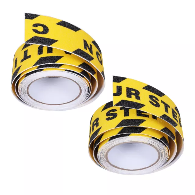 2 Pcs Durable Simple Practical 2 Inches Reminder Tape Outdoor Shop Indoor 3