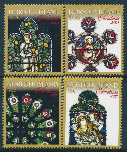 2009 Norfolk Island Christmas Set Of 4 Mnh Fine Mint