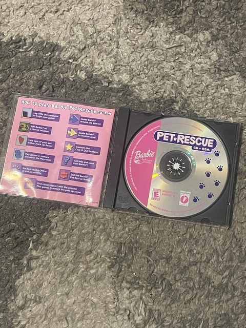 BARBIE PET RESCUE Adventure CD Rom Juego de Computadora, Windows