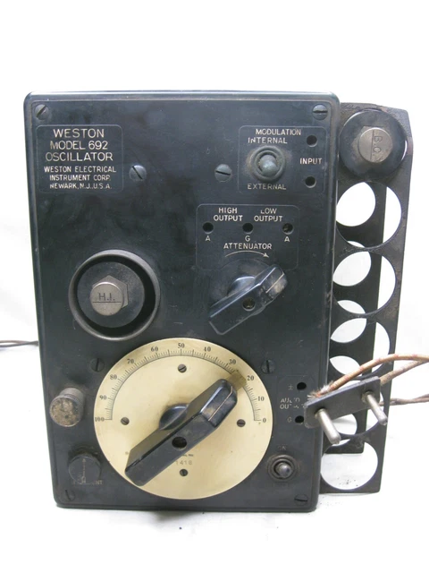 not tested parts / repair WESTON Type 2 692 OSCILLATOR ELECTRICAL INSTRUMENT