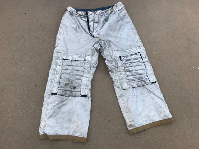 Morning Pride Fire Fighter Aluminized TurnOut Gear Pants  Liner 38x30 .2007 #13