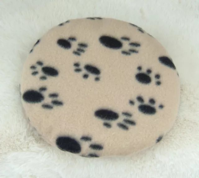 Snugglesafe microwave pet bed warmer with fleece cover